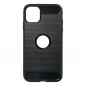 Apple iPhone 11 Coque Carbon Élégant  Noir