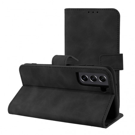 Samsung Galaxy S21 FE 5G Portefeuilles TENDER Book Noir