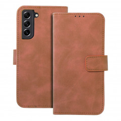 Samsung Galaxy S21 FE 5G Portefeuilles TENDER Book Brun