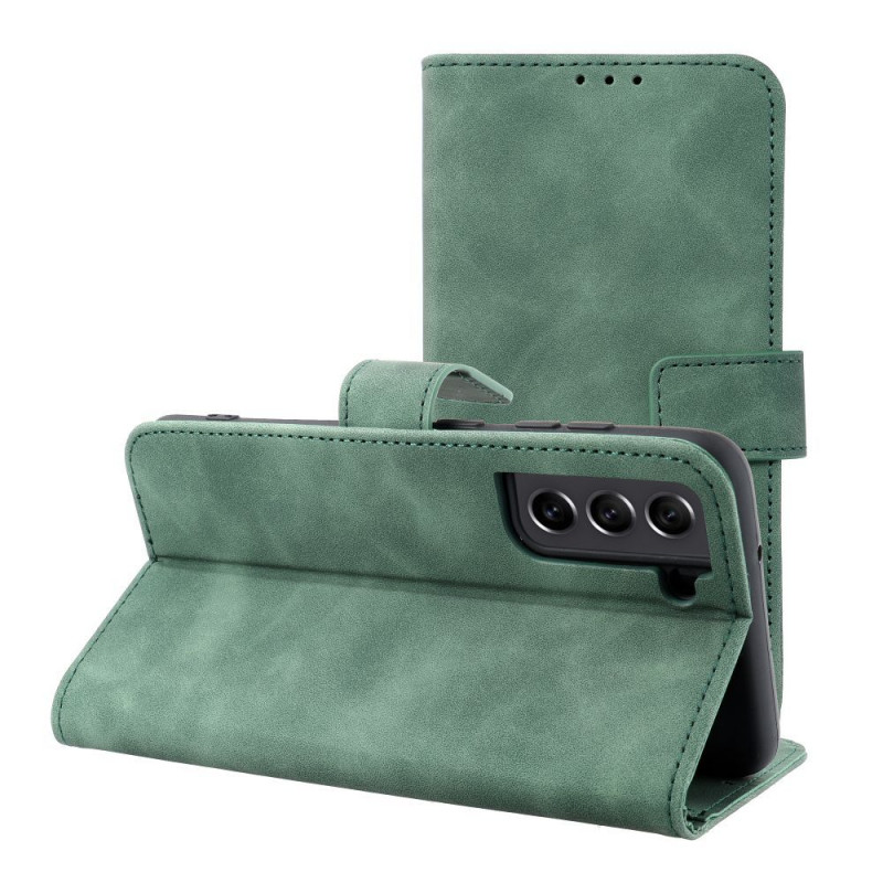 Samsung Galaxy S21 FE 5G Portefeuilles TENDER Book Vert