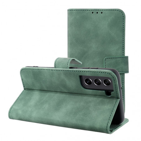 Samsung Galaxy S21 FE 5G Portefeuilles TENDER Book Vert