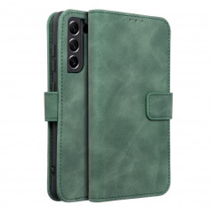 Samsung Galaxy S21 FE 5G Portefeuilles TENDER Book Vert