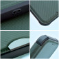 Apple iPhone 15 Plus Portefeuilles Razor Book Fibre de carbone, Modèle de carbone Vert foncé Apple iPhone 15 Plus Portefeuilles Razor Book Fibre de carbone, Modèle de carbone Vert foncé