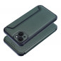 Apple iPhone 15 Plus Portefeuilles Razor Book Fibre de carbone, Modèle de carbone Vert foncé Apple iPhone 15 Plus Portefeuilles Razor Book Fibre de carbone, Modèle de carbone Vert foncé