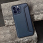 Apple iPhone 15 Pro Max Portefeuilles Razor Book Fibre de carbone, Modèle de carbone Bleu Apple iPhone 15 Pro Max Portefeuilles Razor Book Fibre de carbone, Modèle de carbone Bleu