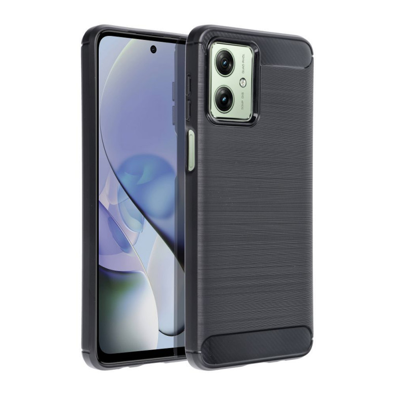 Motorola Moto G54 Coque Carbon Élégant  Noir