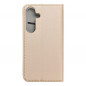 Samsung Galaxy S24 Portefeuilles Smart Case Book Or