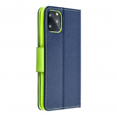 Samsung Galaxy S24 PLUS Portefeuilles Fancy Book Marine / Citron vert