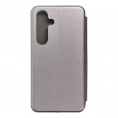 Samsung Galaxy S24 Portefeuilles Book Elegance Élégant  Gris