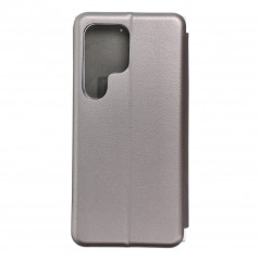 Samsung Galaxy S24 ULTRA Portefeuilles Book Elegance Élégant  Gris