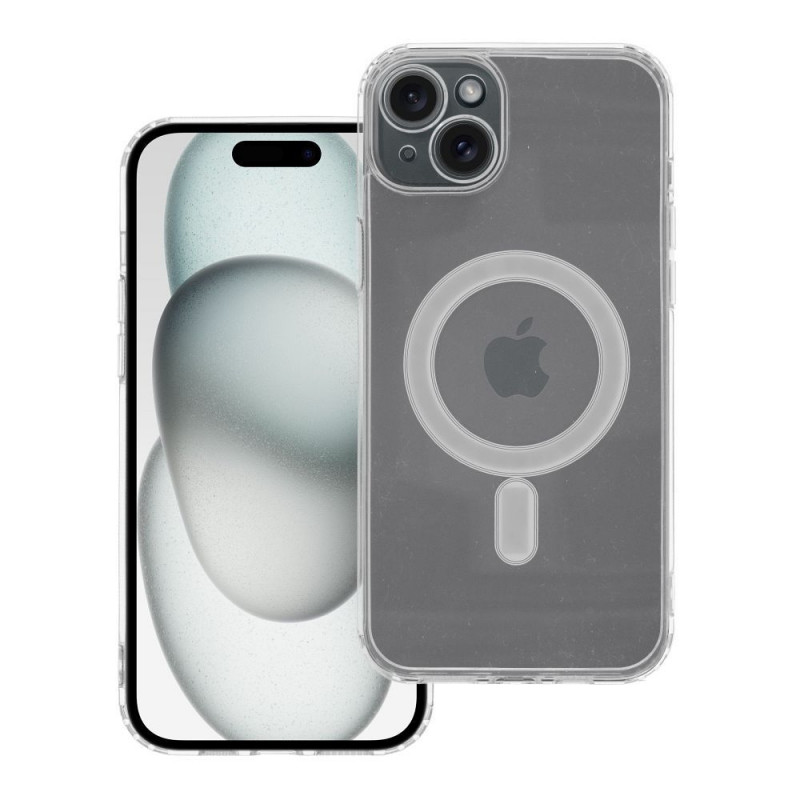 Apple iPhone 15 Plus Coque Clear Mag Cover MagSAFE  Transparent