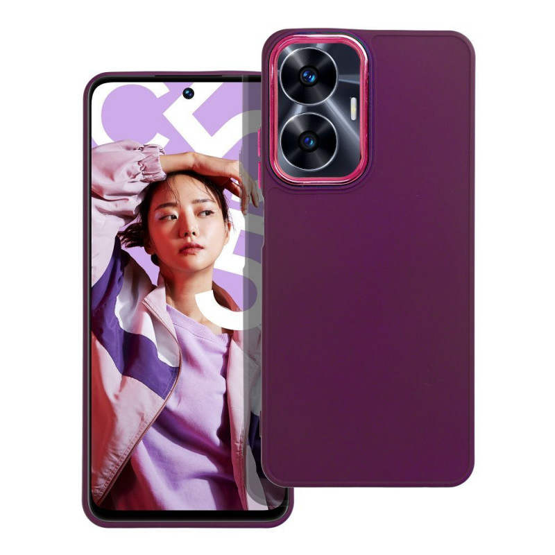realme C55 Coque FRAME Élégant  Violet (Purple)
