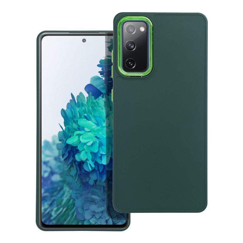 Samsung Galaxy S20 FE 5G 2022 Coque FRAME Élégant  Vert