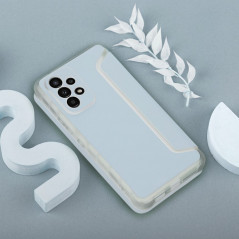 Samsung Galaxy S24 PLUS Portefeuilles Piano Book Bleu clair