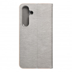 Samsung Galaxy S24 Portefeuilles LUNA Book Gold Élégant  Argenté
