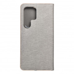 Samsung Galaxy S24 ULTRA Portefeuilles LUNA Book Gold Élégant  Argenté
