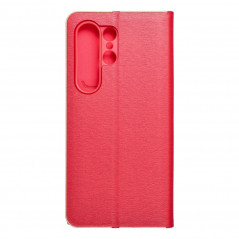 Samsung Galaxy S24 ULTRA Portefeuilles LUNA Book Gold Élégant  Rouge
