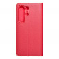 Samsung Galaxy S24 ULTRA Portefeuilles LUNA Book Gold Élégant  Rouge