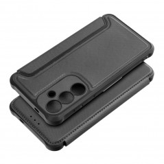 Samsung Galaxy S24 PLUS Portefeuilles Razor Book Fibre de carbone, Modèle de carbone  Noir
