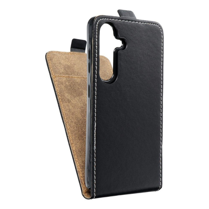 Samsung Galaxy S24 Étuis verticaux Slim Flexi Fresh Noir