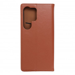 Samsung Galaxy S24 ULTRA Portefeuilles Leather case SMART PRO Élégant  Brun