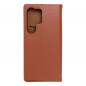 Samsung Galaxy S24 ULTRA Portefeuilles Leather case SMART PRO Élégant  Brun