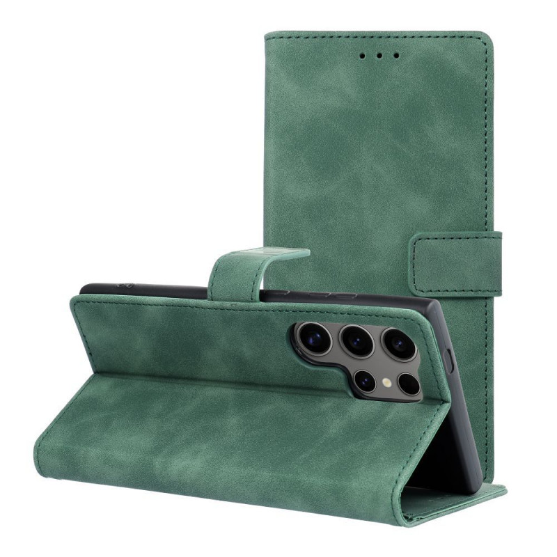 Samsung Galaxy S24 ULTRA Portefeuilles TENDER Book Vert