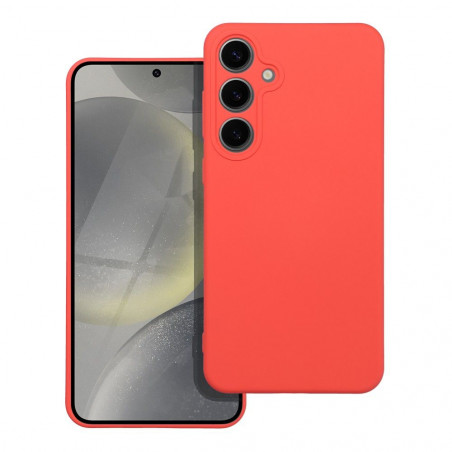 Samsung Galaxy S24 PLUS Coque Silicone Élégant  Pêche