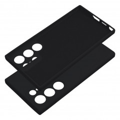 Samsung Galaxy S24 ULTRA Coque Silicone Élégant  Noir