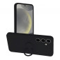 Samsung Galaxy S24 Coque Silicone ring Noir