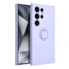 Samsung Galaxy S24 ULTRA Coque Silicone ring Violet (Violet)