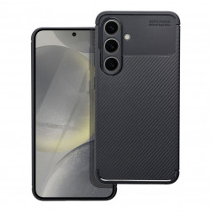 Samsung Galaxy S24 Coque Carbon premium Élégant  Noir