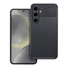 Samsung Galaxy S24 PLUS Coque Carbon premium Élégant  Noir
