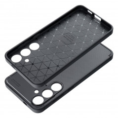 Samsung Galaxy S24 PLUS Coque Carbon premium Élégant  Noir