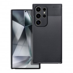 Samsung Galaxy S24 ULTRA Coque Carbon premium Élégant  Noir
