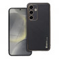 Samsung Galaxy S24 Coque Leather Noir