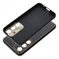 Samsung Galaxy S24 Coque Leather Noir