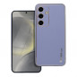 Samsung Galaxy S24 Coque Leather Bleu