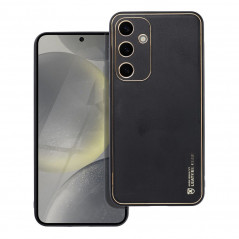 Samsung Galaxy S24 PLUS Coque Leather Noir