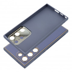 Samsung Galaxy S24 ULTRA Coque Leather Bleu