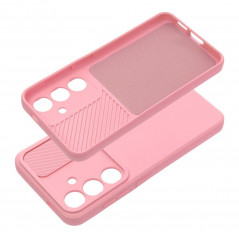 Samsung Galaxy S24 Coque Slide Rose clair