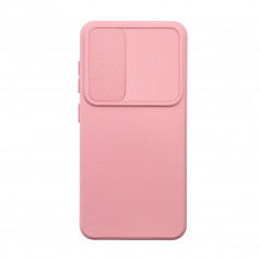 Samsung Galaxy S24 Coque Slide Rose clair
