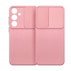 Samsung Galaxy S24 PLUS Coque Slide Rose clair