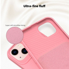 Samsung Galaxy A25 5G Coque Slide Rose clair
