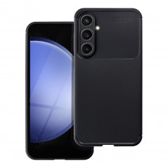 Samsung Galaxy S23 FE Coque Carbon premium Élégant  Noir