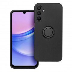 Samsung Galaxy A15 5G Coque Silicone ring Noir