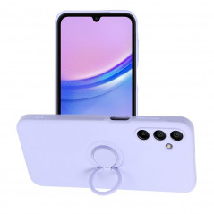 Samsung Galaxy A15 5G Coque Silicone ring Violet (Violet)