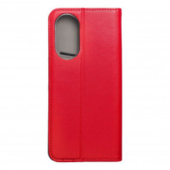 Oppo A58 Portefeuilles Smart Case Book Rouge
