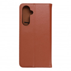 Samsung Galaxy S23 FE Portefeuilles Leather case SMART PRO Élégant  Brun