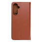 Samsung Galaxy S23 FE Portefeuilles Leather case SMART PRO Élégant  Brun